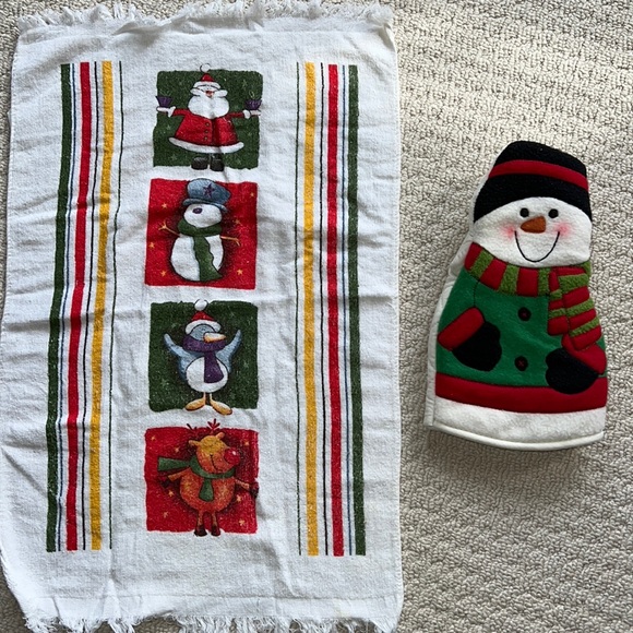 10/$10   🎄🎄Christmas Terry Towel & Oven Mitt🎄🎄 - Picture 1 of 5